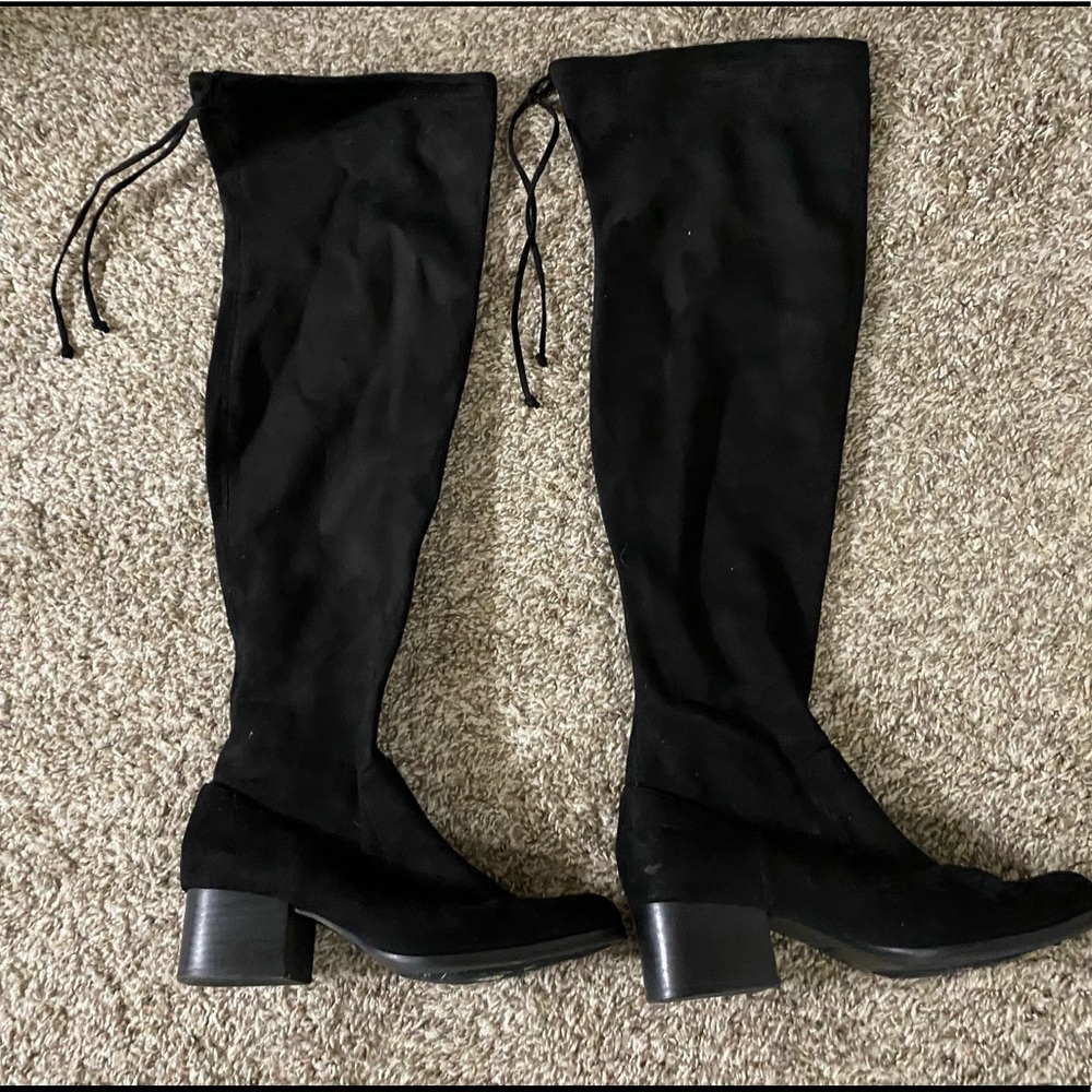 Faux Suede Thigh high Boots